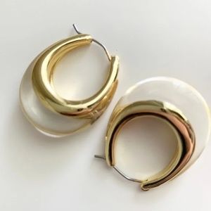 NEW SHASHI Beam Hoop Earrings